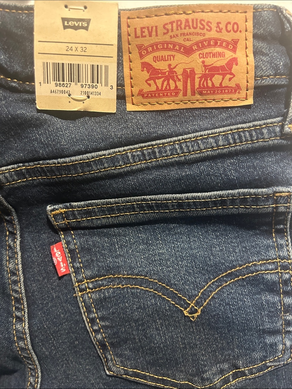 Levi's Superlow Bootcut 24x32 Jeans - Picture 3 of 4